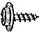 PHILLIPS OVAL HEAD TRIM SCREW 8 X 1/2(1716)